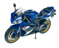 Motociklo modelis Welly Yamaha YZF-R1, mėlynas, 1:10, 62802