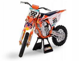 Motociklų modelis NEW RAY KTM 450SX-F #222, 1:6, Antonio Cairoli