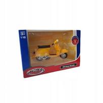 Modelinis motociklas MSZ 1:18, 1976 Vespa 200 Rally, geltonas