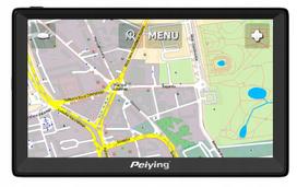 Automobilinė GPS navigacija Peiying Alien PY-GPS9000, 9" LCD, Europos žemėlapiai