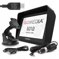 Automobilinė navigacija GOMEDIA 5010, 5", USB-C, 16GB vidinė atmintis, 256GB RAM