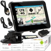 7" navigacinė planšetė, Android, GPS, 4G LTE, dvi SIM kortelės, sunkvežimiams ir autobusams