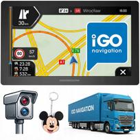Navigacinė sistema MODECOM CX 7.0 su iGO PRIMO, TIR ir autobusų maršrutais, fotoradarų duomenys 2026
