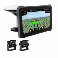 Traktoriaus navigacija RICOELNAV 10" su 2 AHD 1080P kameromis ir GSM