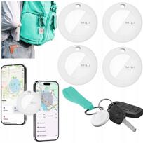 Raktų ir kuprinės ieškiklis MiLi MiTag 4x GPS DUO, suderinamas su Android, iOS, Apple