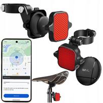 GPS ieškiklis LiTag MiLi su atšvaitu, tinka dviračio žibintui, Android