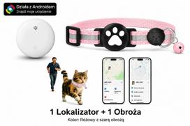 Naminių gyvūnų GPS sekimo antkaklis, suderinamas su Android ir Rose sistemomis