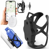 GPS lokatorius MiLi MiTag su vandens buteliuko laikikliu dviračiui, suderinamas su iOS