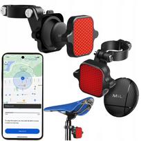 Dviračio galinis atšvaitas su MiLi LiTag GPS sekliu, Bluetooth, iOS
