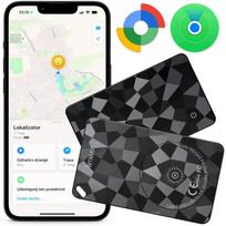 Sekimo kortelė Apple Google Find My raktams, kuprinei, piniginei