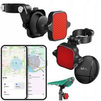 Dviračio GPS seklys MiLi LiTag su BT, galinis atšvaitas, suderinamas su Android ir iOS