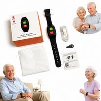 Galvos juosta su GPS sekikliu, širdies ritmo ir kritimo jutikliu, SOS mygtuku seniors