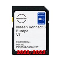 Navigacijos žemėlapių SD kortelė Nissan, Europa