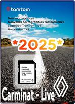 Žemėlapis TOMTOM Carminat Live 11.45 2025/2026, Renault navigacijai
