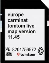 Renault Carminat TomTom Live 2025/2026 žemėlapiai su greičio matuokliais, versija 11.45