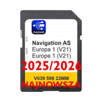 Automobilio navigacijos žemėlapiai MIB2 V24 2710, Europa, tinka Caddy, Tiguan, Passat, Polo