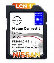 Nissan Qashqai, Juke, X-Trail navigacijos SD žemėlapiai