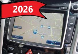Automobilinis žemėlapis USB atmintinėje HYUNDAI GEN1 IX35 IX20 I30 I40, 2026 Europa