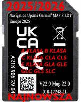 Navigacijos SD kortelė Mercedes Garmin Map Pilot A218 V22 (2025/2026), Europa