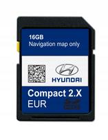 Navigacijos žemėlapių kortelė HYUNDAI GEN2, Europa 2026, i20, Santa Fe, Tucson