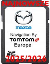 Automobilio navigacijos žemėlapių kortelė TomTom NB1 LIVE, Mazda 6, CX-5, CX-9, 2025, Europa, radarų duomenys