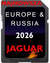Navigacijos SD žemėlapių kortelė Jaguar 2026 InControl Europa, F-Type, F-Pace, XJ, XE, XF
