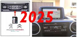 Navigacijos žemėlapis Citroën Berlingo 2025 RNEG Europa Rytai ir Vakarai su radarų duomenimis