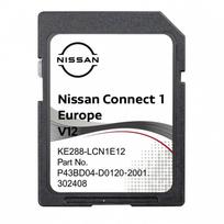 SD kortelė Nissan KE288-LCN1E12, Europa žemėlapiai, versija 12, 2023