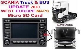 Navigacijos žemėlapių kortelė SCANIA, MAN TGX, TGS 2020