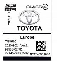 Navigacijos žemėlapis Toyota TNS 510, Europa 2021, Avensis/Corolla/Auris/RAV4