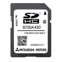 SD kortelė Mitsubishi 8750A450 su Europos žemėlapiais 2025, MMCS E11 E12