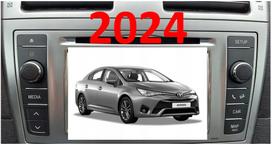 Navigacijos žemėlapiai TOYOTA AVENSIS (2012–2015), Touch Go, 2024, Europa