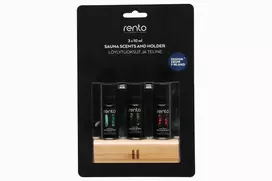 Pirties kvapų rinkinys su bambukiniu laikikliu RENTO, 3×10 ml
