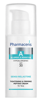 PHARMACERIS A Sensi-Relastine SPF30, Peptidinis Veido Kremas Elastingumui Atkurti, 50 ml