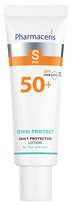 PHARMACERIS S Sensi Protect – apsauginis kremas veidui ir paakių zonai SPF 50+, 50 ml