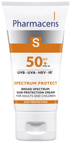PHARMACERIS S SPF 50+ Spectrum Protect apsaugos nuo saulės priemonė 50 ml