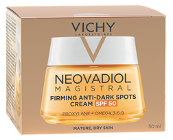 VICHY Neovadiol Magistral SPF 50 veido atkuriantis kremas brandžiai odai nuo pigmentinių dėmių, 50 ml