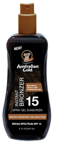 AUSTRALIAN GOLD SPF 15 Bronzinamasis gelis-purškiklis, 237 ml