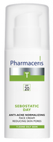 PHARMACERIS T Sebostatic SPF 20 deguonies prisotintas veido kremas, 50 ml