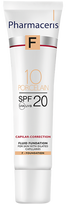 SPF 20 PHARMACERIS F Capilar-Correction Porcelain 10 skystis, 30 ml