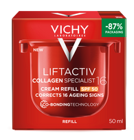 VICHY Liftactiv Collagen SPF50 veido atkaitinamą kremą, 50 ml