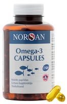 NORSAN Omega-3, 120 kapsulių