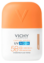 Tonuojamasis VICHY UV Aqua SPF50 apsauginis skydelis nuo saulės, 50 ml
