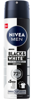 NIVEA Men Black & White Original aerozolinis antiperspirantas, 150 ml