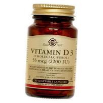 Vitaminas D3, Vitamin D3 2200, Solgar 50 kaps. (36313133) 100vcaps