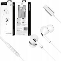 Ausinės į ausis su mikrofonu Usb-c Kruger&matz C1 baltos