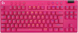 Logitech G Pro X Tkl Lightspeed belaidė žaidimų klaviatūra - magenta - Pan - tactile