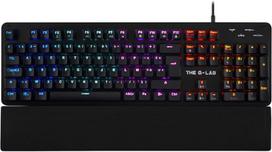The G-lab Keyz Carbon-e Rgb mechaninė žaidimų klaviatūra (blue Switch) (juoda)