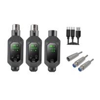 Mikrofono siųstuvo imtuvas stabilus perdavimas Xlr mikrofono adapteris įrenginiams 3 viename