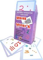 Growing Bright Games Maths Monster – šeimos kortų žaidimas – kelioninis žaidimas – matematikos žaidimai vaikams nuo 5–12+ metų – paprastas edukacinis žaidimas – vokiečių kalba